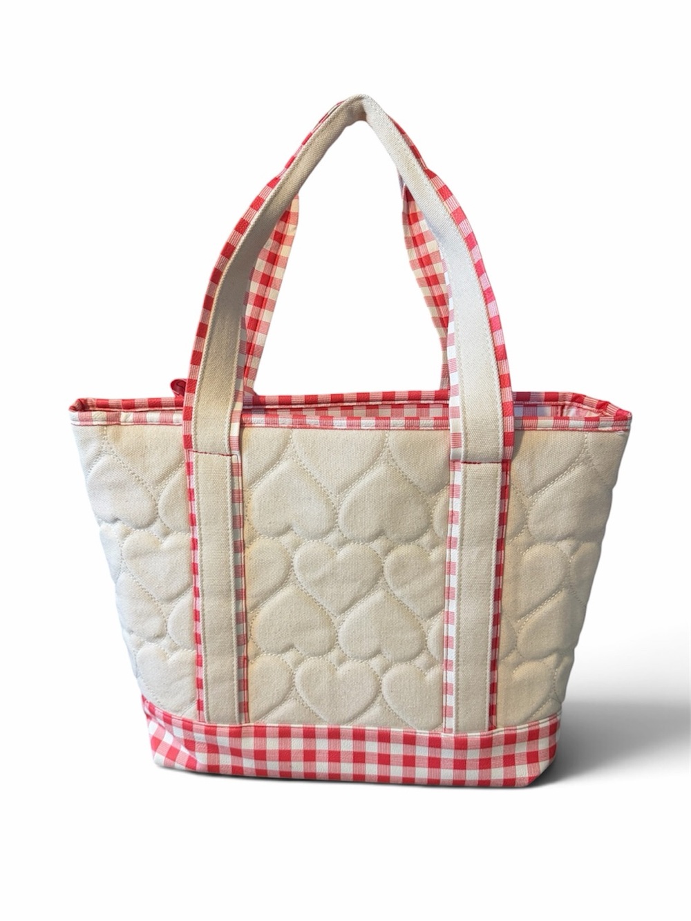 Betsey Johnson Watermelon Gingham Quilted Tote + Pouch Set ππ - Picture 10 of 10